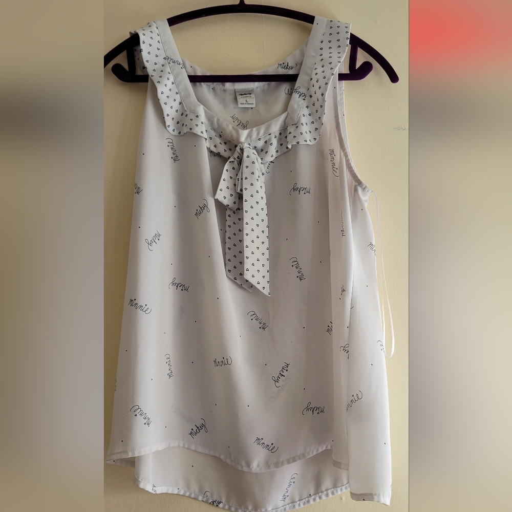 Minnie and Mickey Blouse